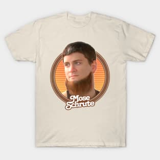 Mose Schrute \/\ Retro Style Fan Artwork T-Shirt